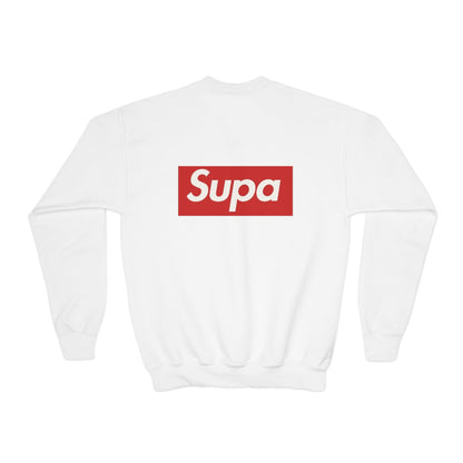 Youth Baseball Crewneck Sweatshirt - Meltin' Mitts Since Day One