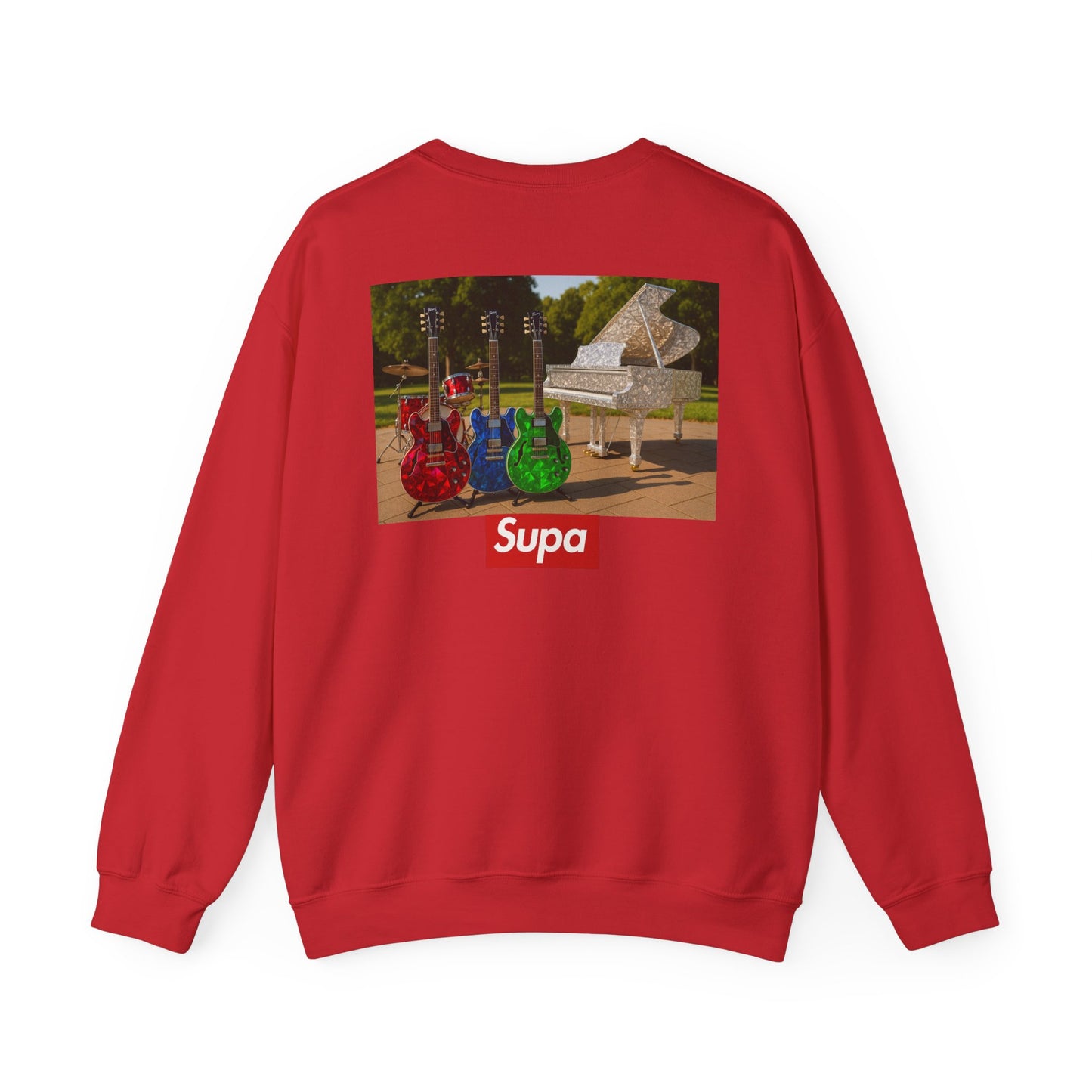 Supa Unisex Crewneck Sweatshirt - Vibrant Graphic Design for Music Lovers