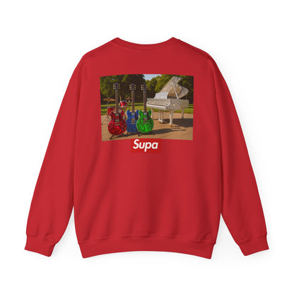 Supa Unisex Crewneck Sweatshirt - Vibrant Graphic Design for Music Lovers