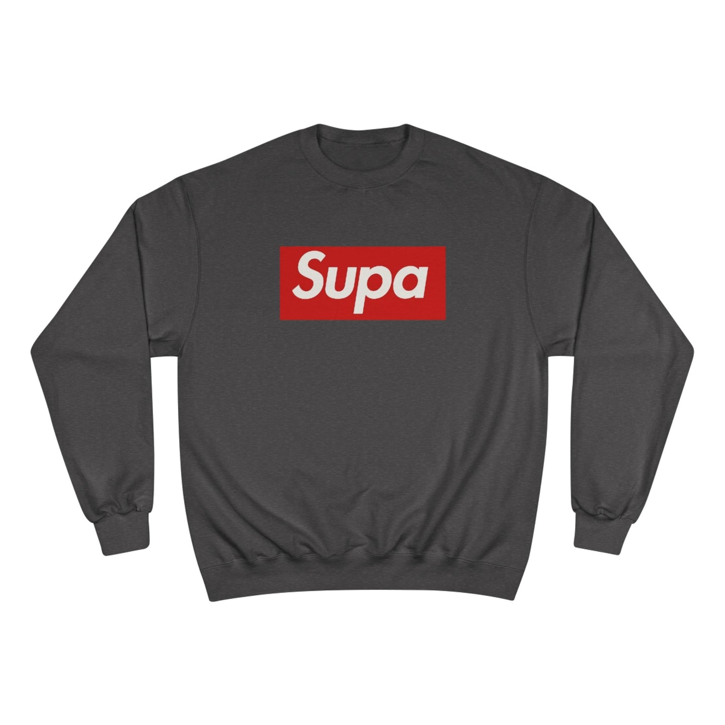 Supa Bee Champion Sweatshirt - Stylish & Cozy White Crewneck