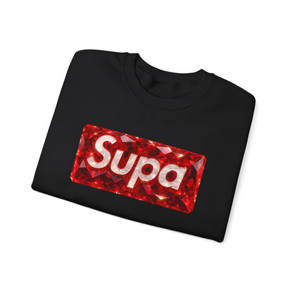 Supa Unisex Crewneck Sweatshirt - Vibrant Graphic Design for Music Lovers