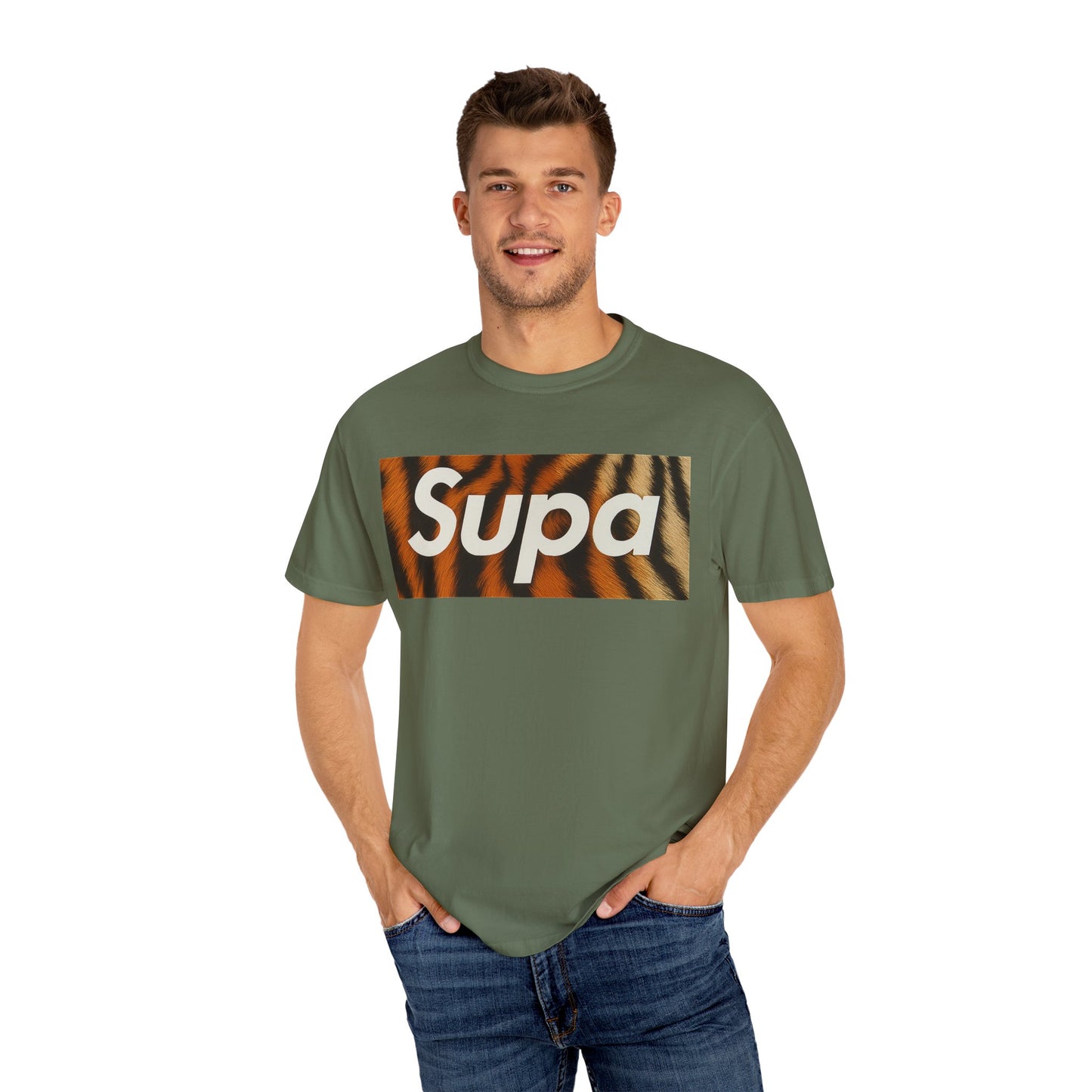 Supa Tiger Unisex Garment-Dyed T-Shirt