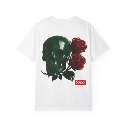 Supa Crystal Skull & Roses T-Shirt