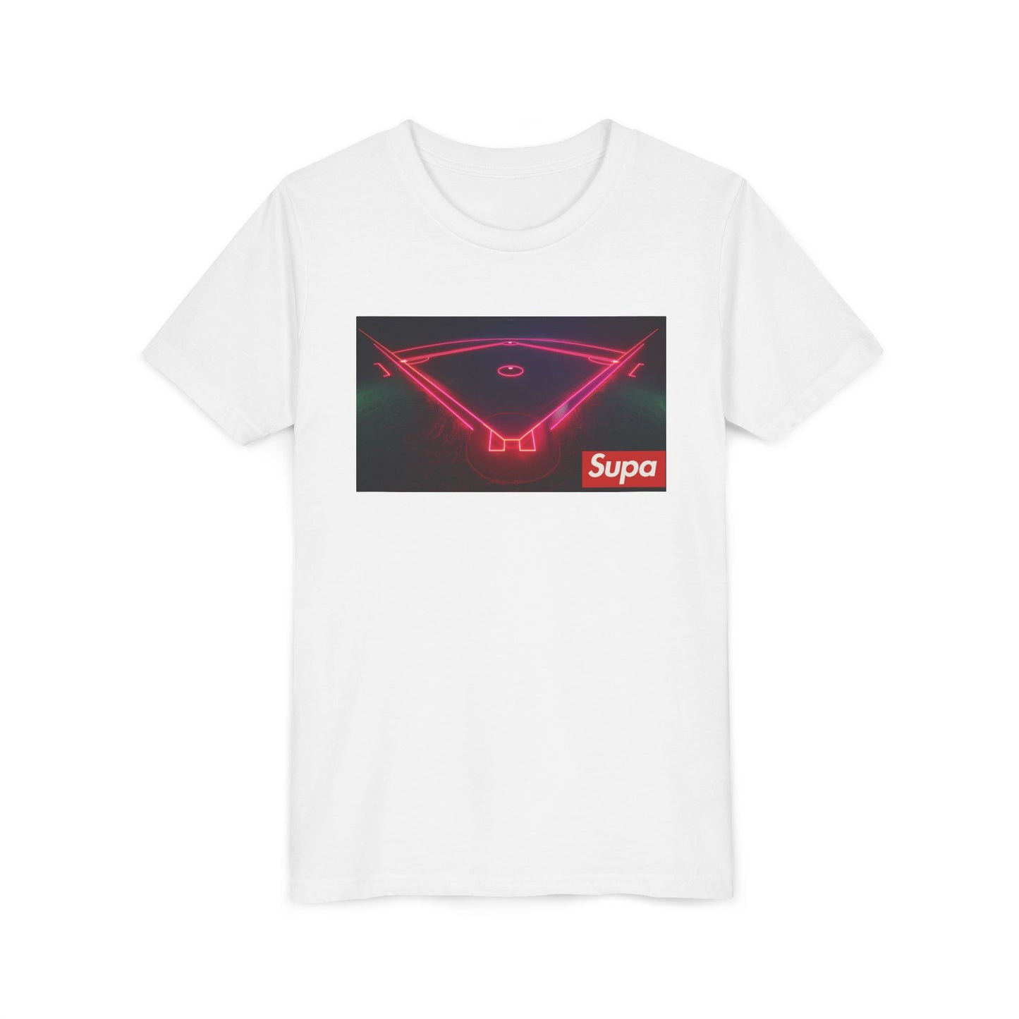 Neon Vibe Youth Tee with Supa Graphic