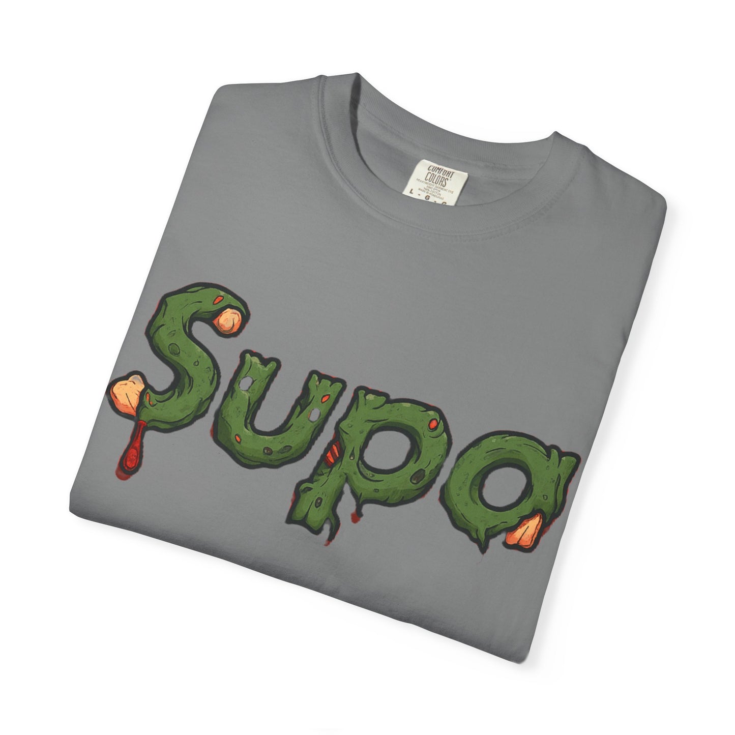 Supa Panda Graphic T-Shirt — Streetwear Tee with 'Supa' Drippy Logo