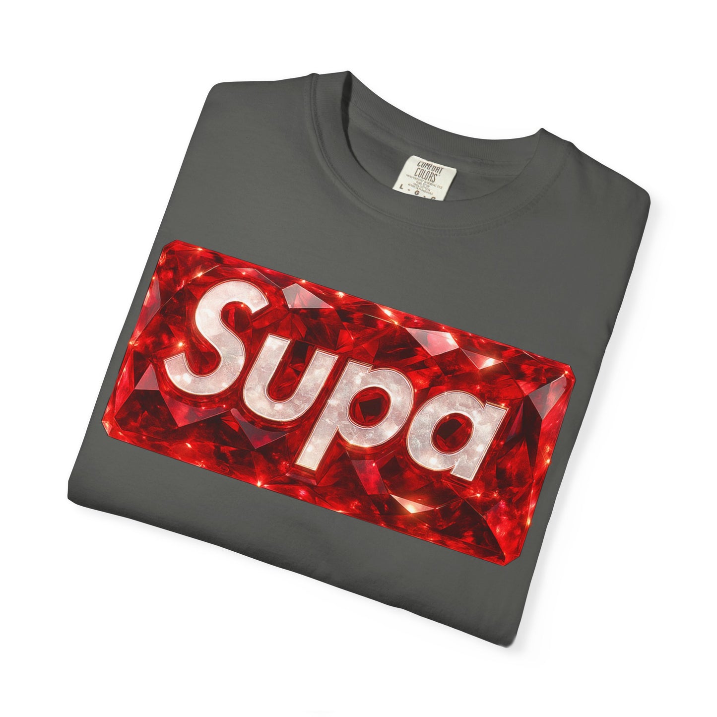 Supa Crystal Skull & Roses T-Shirt