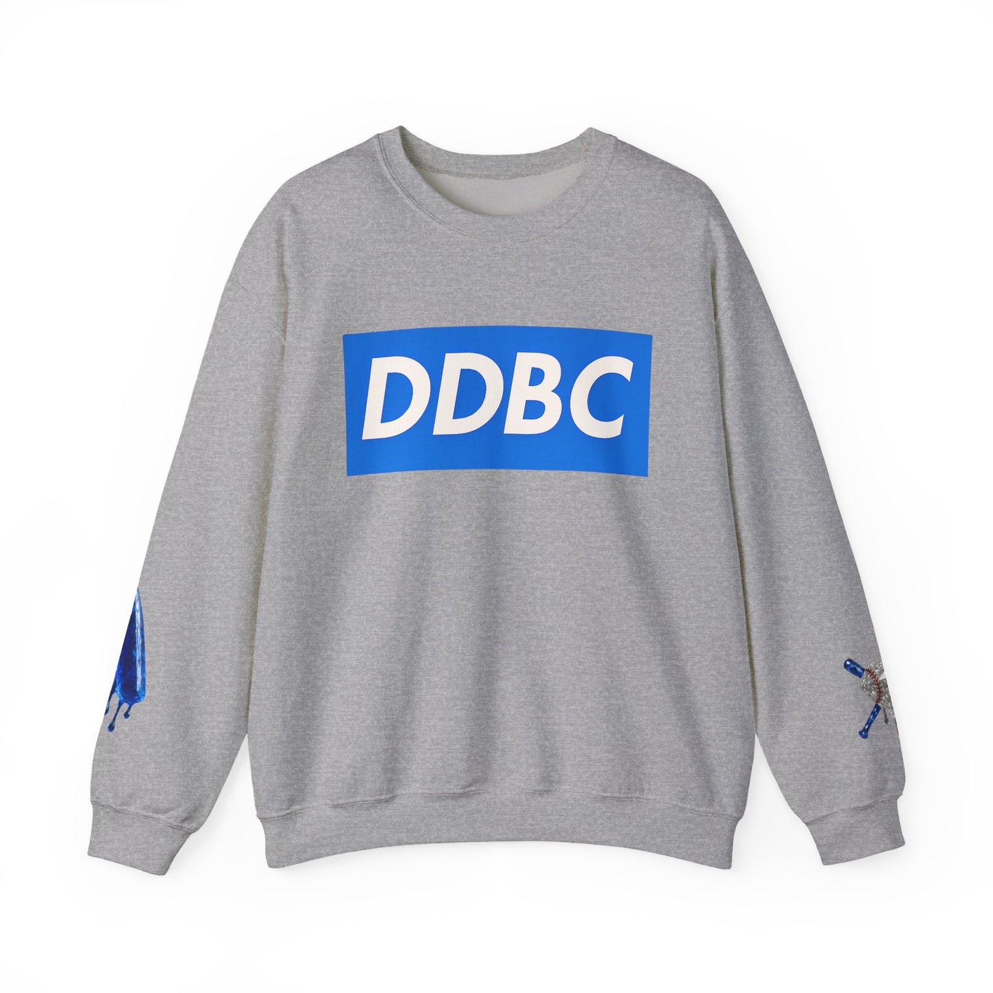 Crewneck Sweatshirt — DDBC Blue Logo Diamond Crewneck