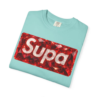 Supa Crystal Skull & Roses T-Shirt