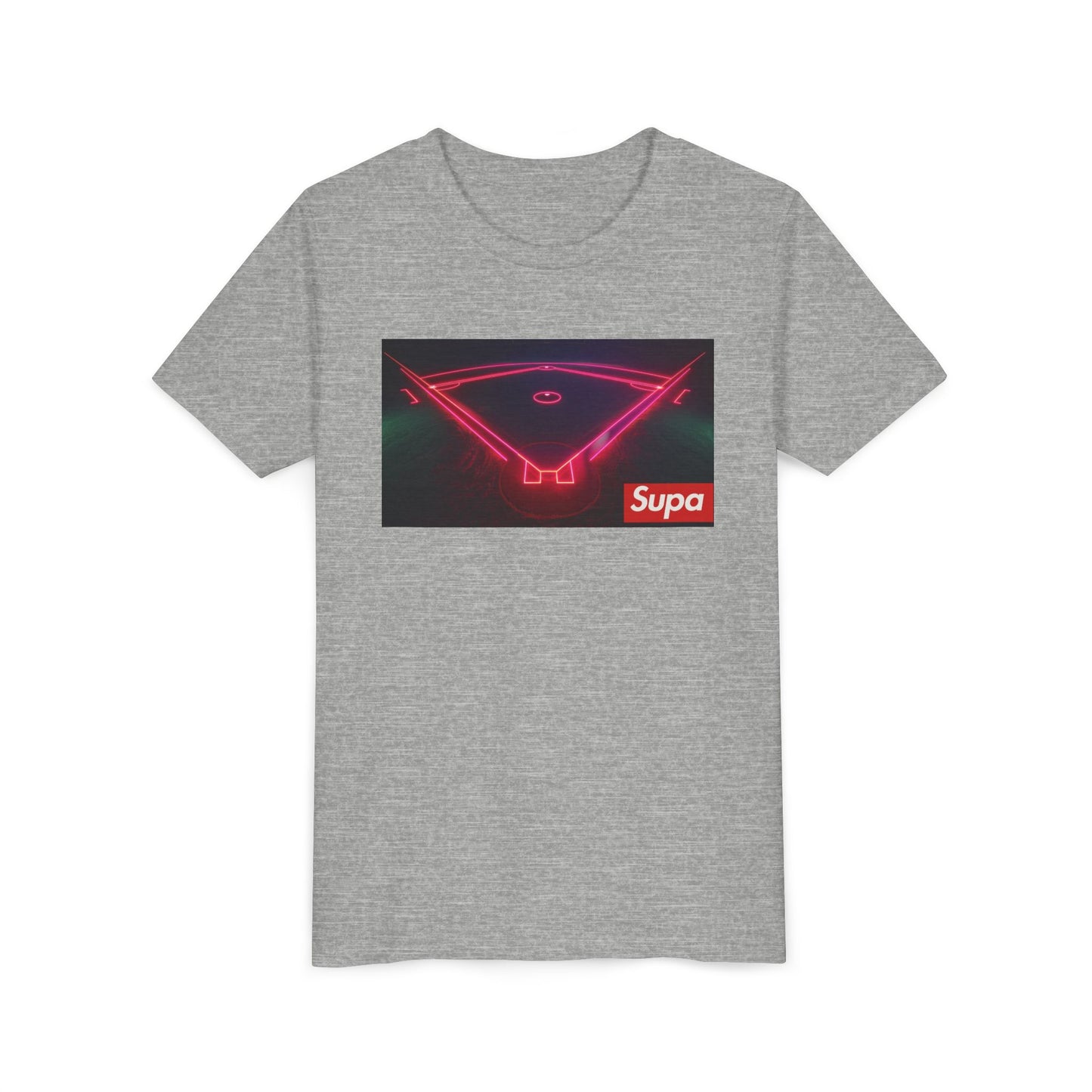 Neon Vibe Youth Tee with Supa Graphic