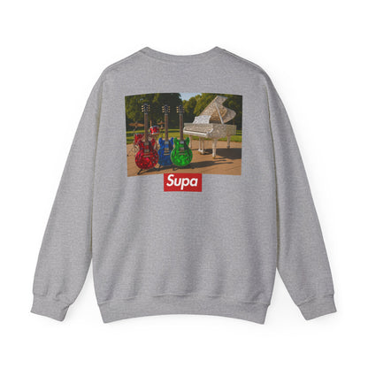 Supa Unisex Crewneck Sweatshirt - Vibrant Graphic Design for Music Lovers