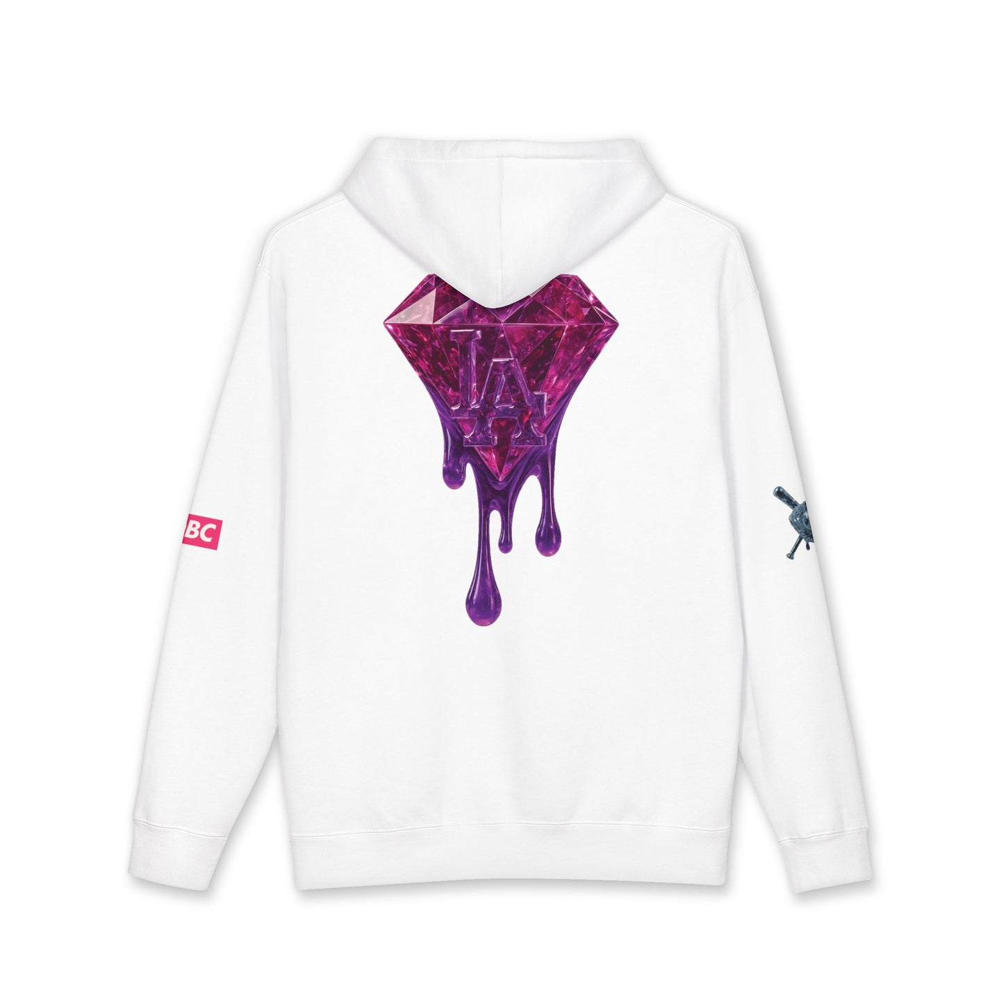 Drip Diamond Hoodie — Graphic Dripping DD Logo Pullover