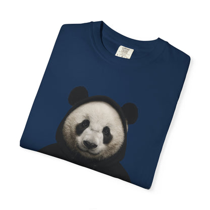 Panda Hoodie Graphic T‑Shirt — 'Supa' Front & 'Off The Map' Zebra Back