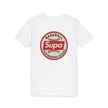 Supa Baseball Youth Tee - Cool Performance Shirt for Young Athletes