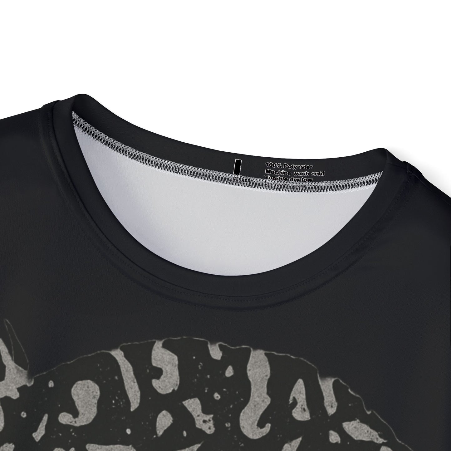 Supa Skull Men's Sports Jersey — Black Graphic Athletic Tee