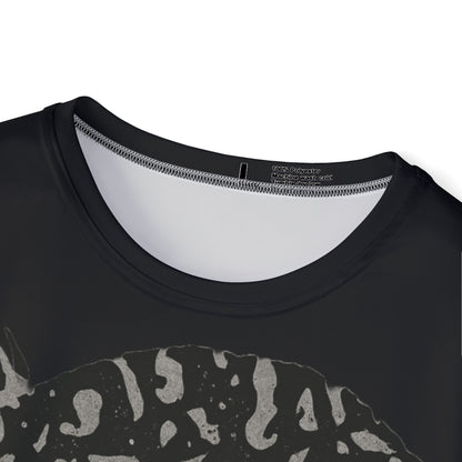 Supa Skull Men's Sports Jersey — Black Graphic Athletic Tee