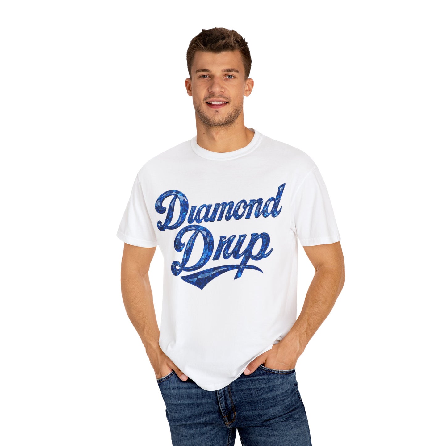 Diamond Drip T-Shirt — Graphic Tee with Melting Diamond & DDBC Logo