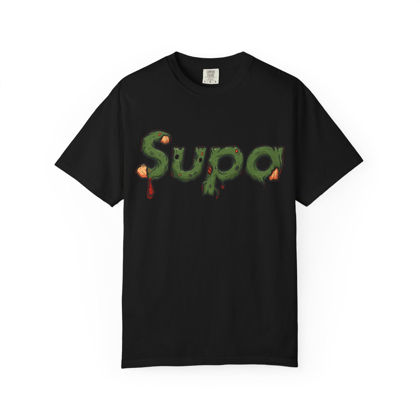 Supa Panda Graphic T-Shirt — Streetwear Tee with 'Supa' Drippy Logo