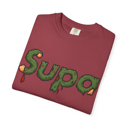 Supa Panda Graphic T-Shirt — Streetwear Tee with 'Supa' Drippy Logo