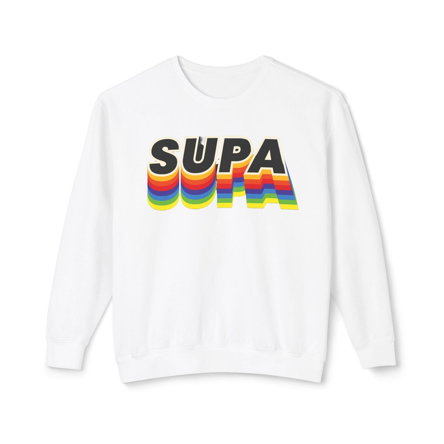 Supa Rainbow Crewneck Sweatshirt