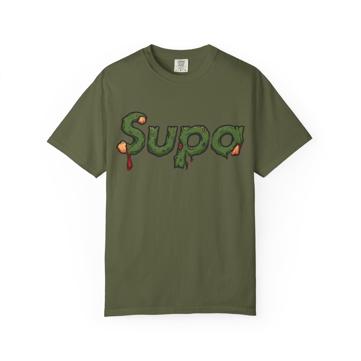Supa Panda Graphic T-Shirt — Streetwear Tee with 'Supa' Drippy Logo