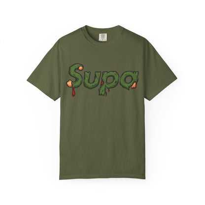 Supa Panda Graphic T-Shirt — Streetwear Tee with 'Supa' Drippy Logo