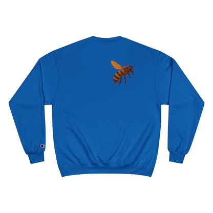 Supa Bee Champion Sweatshirt - Stylish & Cozy White Crewneck
