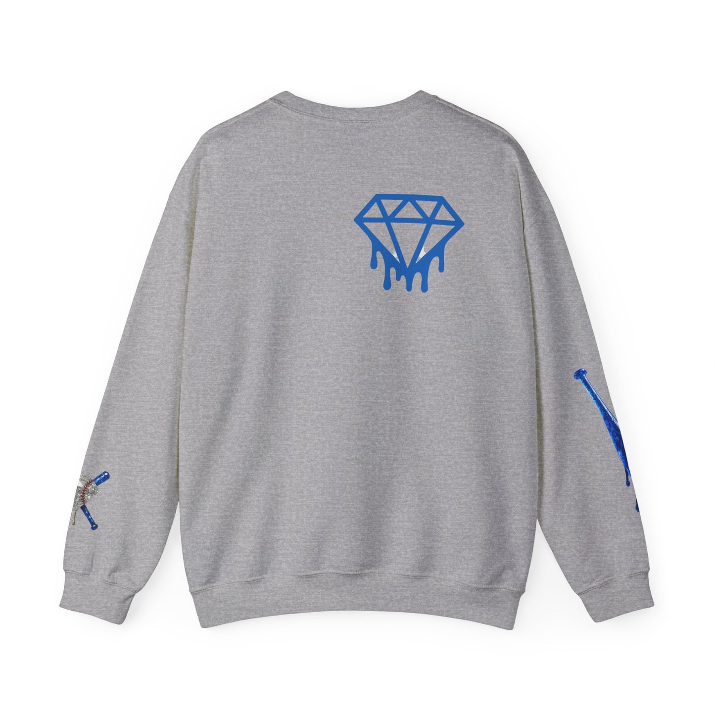 Crewneck Sweatshirt — DDBC Blue Logo Diamond Crewneck