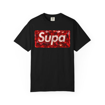 Supa Crystal Skull & Roses T-Shirt