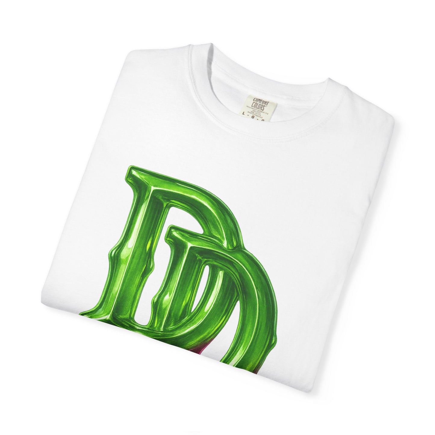 DD Drip Logo T-Shirt — Green Melting DD Graphic Tee