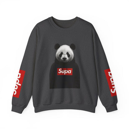 Panda 'Supa' Crewneck Sweatshirt — Streetwear Graphic Pullover