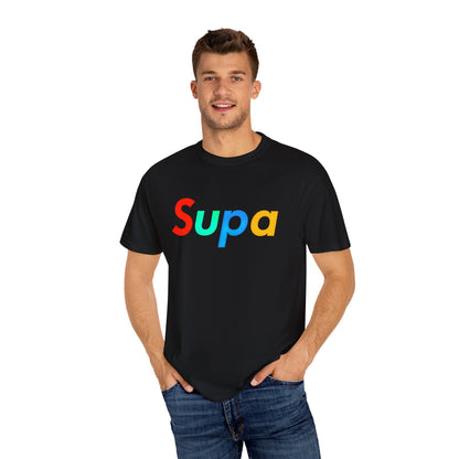 Supa Graphic T-Shirt — 'Stand Out in the Shadows' Colorful Logo Tee