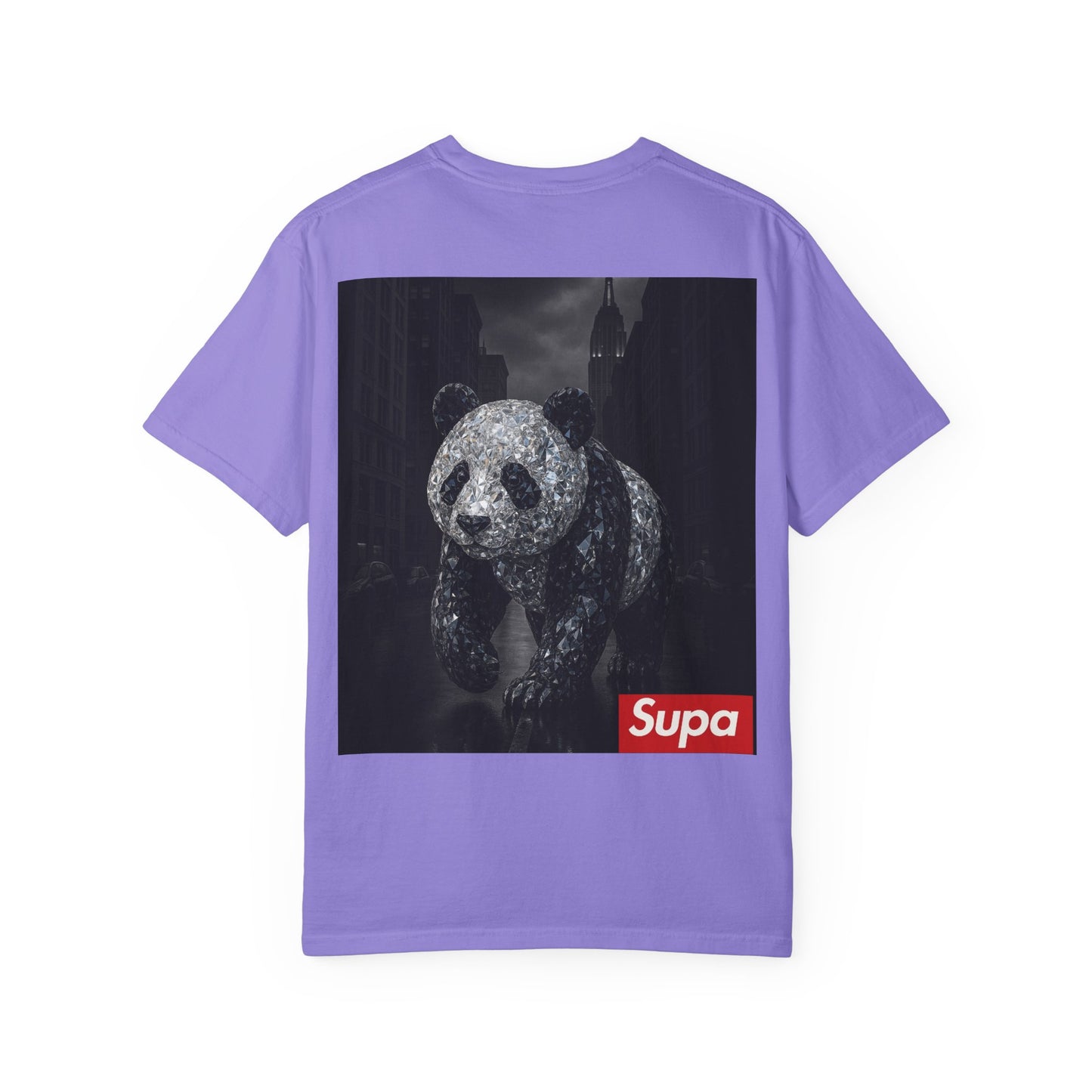 Supa Panda Unisex Garment-Dyed T-Shirt