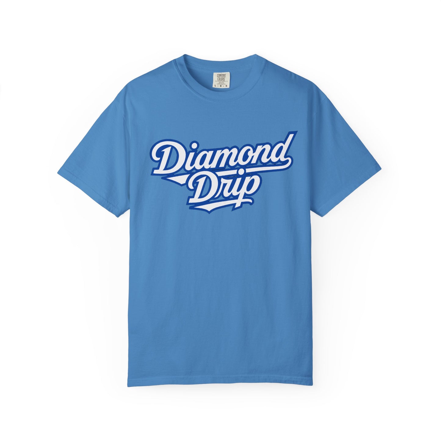 Diamond Drip T-Shirt — Dripping Blue Diamond Graphic Tee