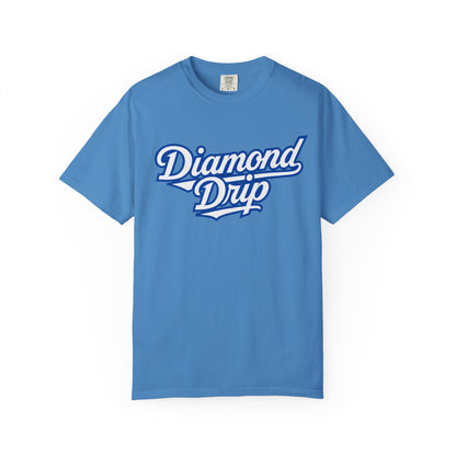 Diamond Drip T-Shirt — Dripping Blue Diamond Graphic Tee
