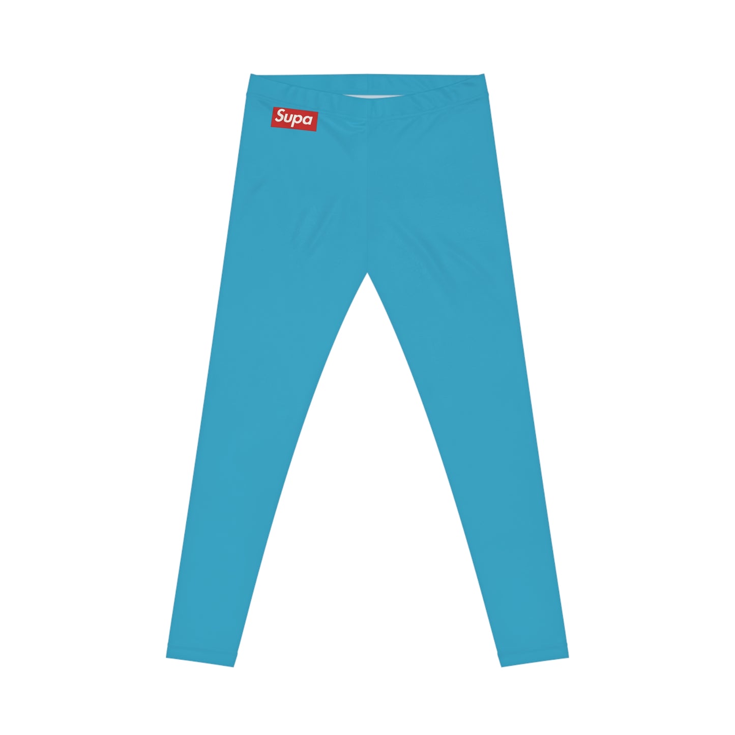 Aqua 'Supa' Logo Leggings — Women's Casual High-Waist Activewear