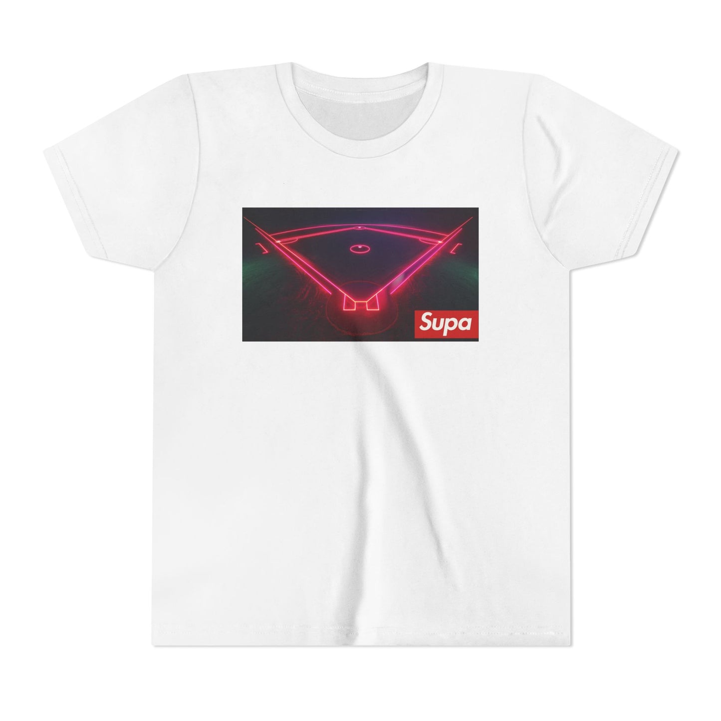 Neon Vibe Youth Tee with Supa Graphic