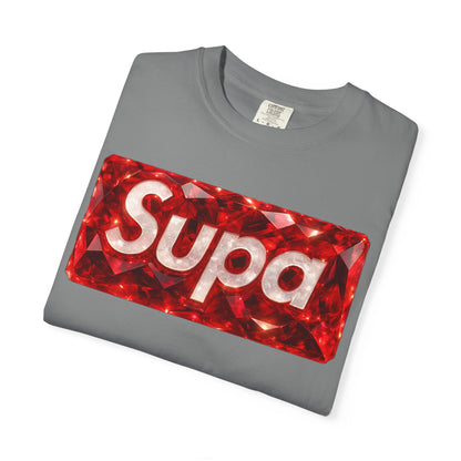 Supa Crystal Skull & Roses T-Shirt