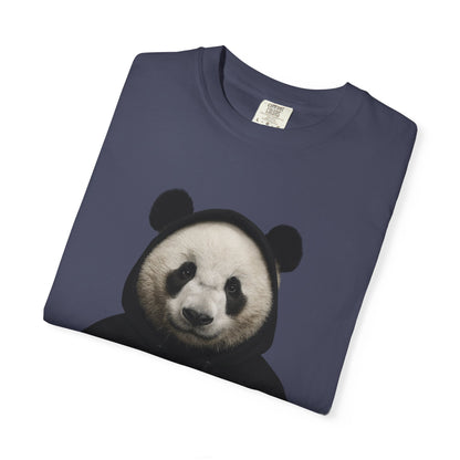 Panda Hoodie Graphic T‑Shirt — 'Supa' Front & 'Off The Map' Zebra Back