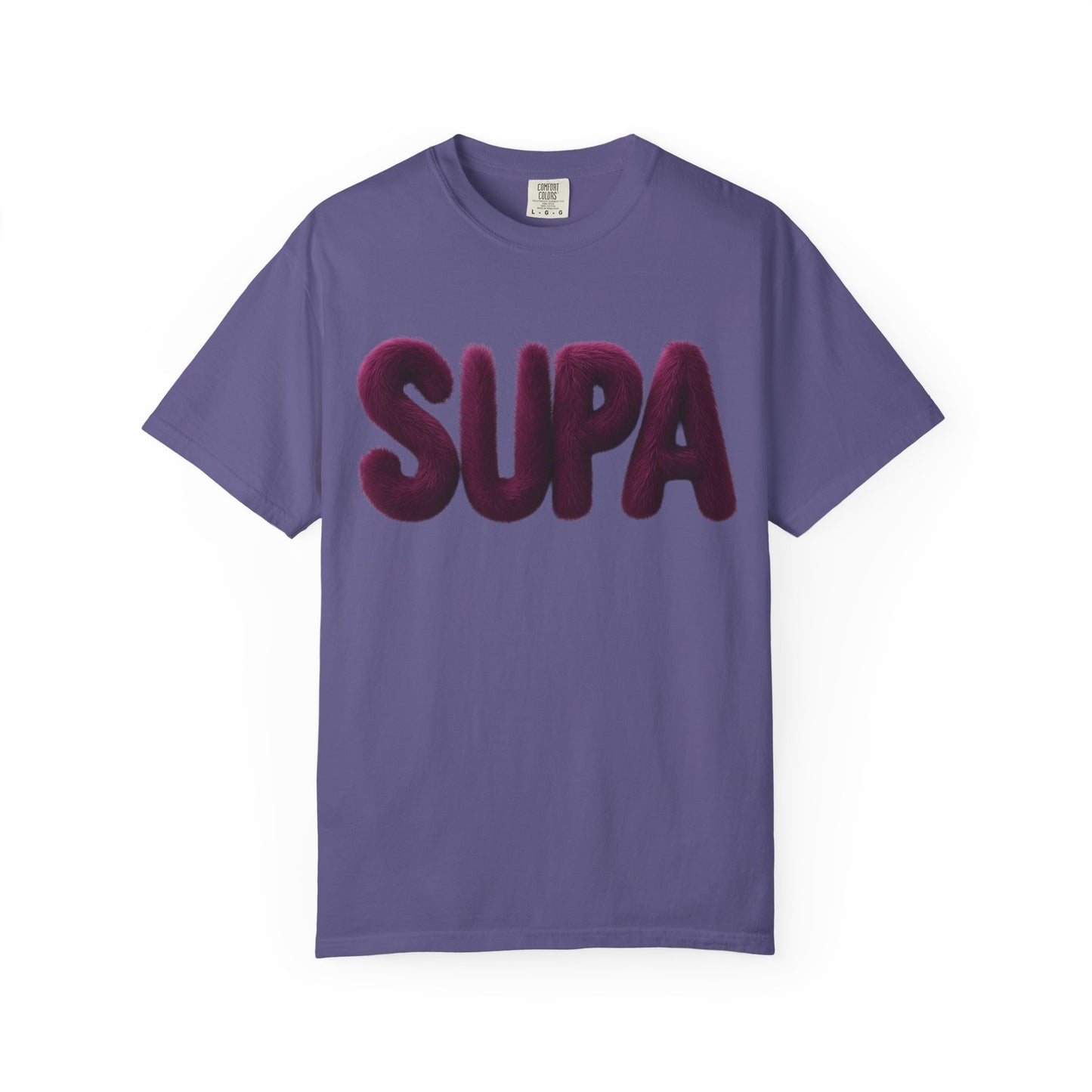 Supa Fox T-Shirt — Graphic Streetwear Tee with Purple Fox Back Print