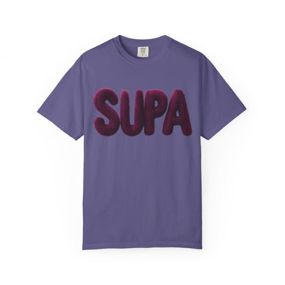 Supa Fox T-Shirt — Graphic Streetwear Tee with Purple Fox Back Print