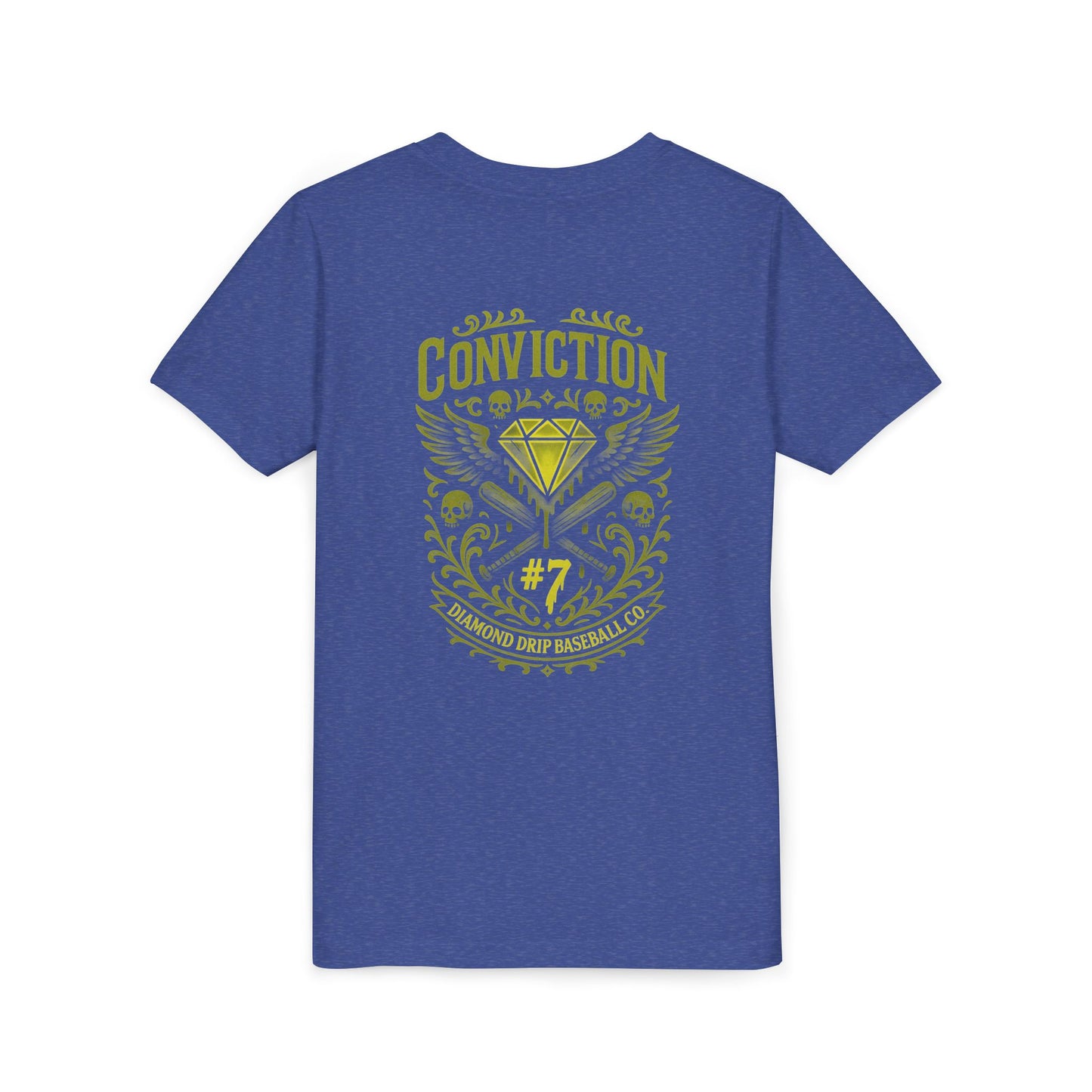 Conviction Youth Short Sleeve Tee - Inspirational Graphic T-Shirt for Kids