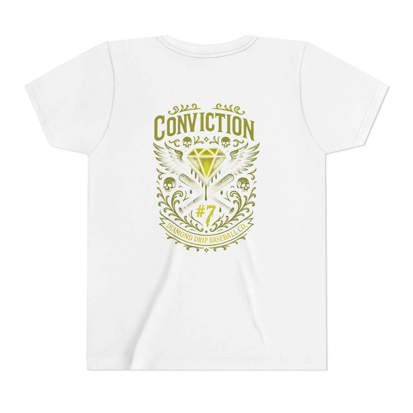 Conviction Youth Short Sleeve Tee - Inspirational Graphic T-Shirt for Kids