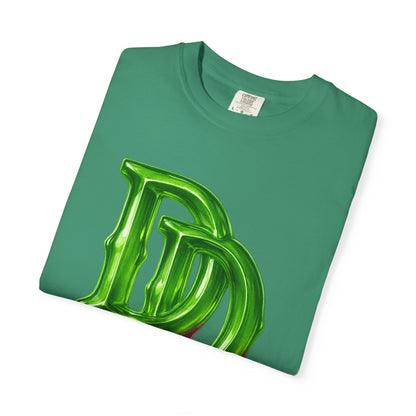 DD Drip Logo T-Shirt — Green Melting DD Graphic Tee