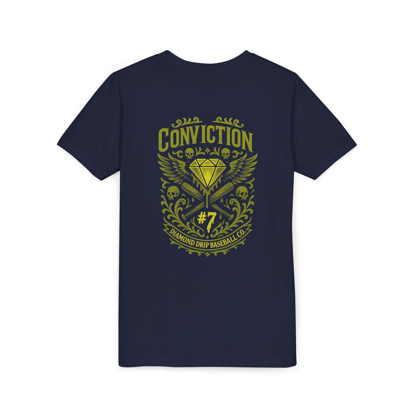 Conviction Youth Short Sleeve Tee - Inspirational Graphic T-Shirt for Kids