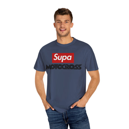 Motocross T-Shirt — "Supa" Logo & Back Graphic (Peace in a Storm)