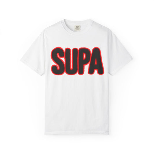 Supa Graphic T-Shirt — Streetwear Nightscape Tee with Bold Logo