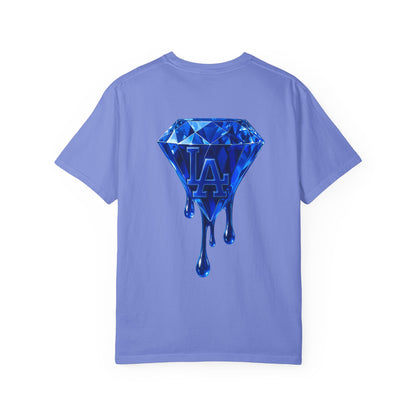 Diamond Drip T-Shirt — Dripping Blue Diamond Graphic Tee