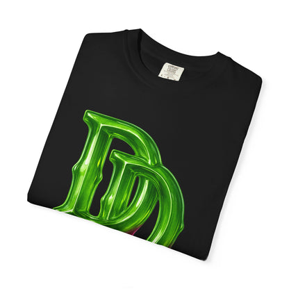 DD Drip Logo T-Shirt — Green Melting DD Graphic Tee