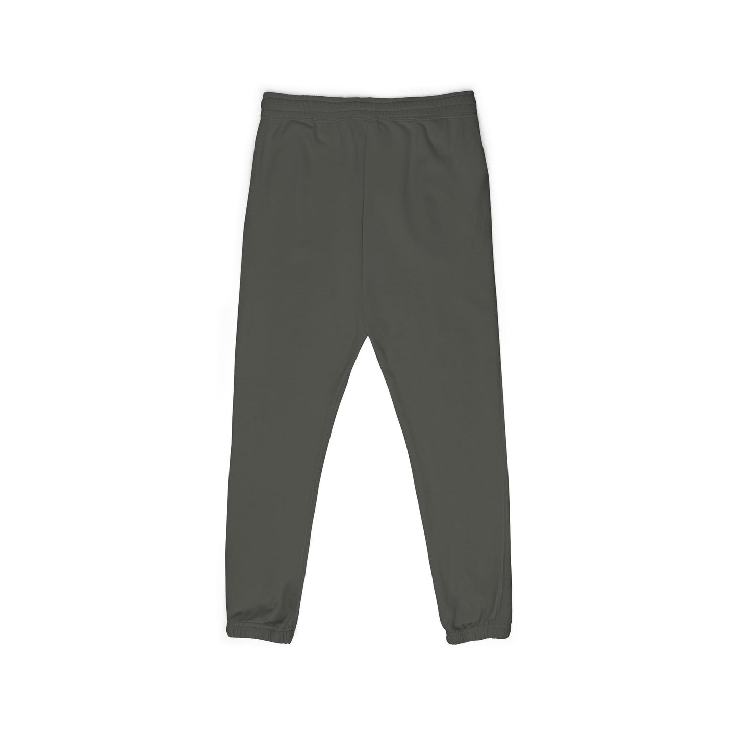 Charcoal 'Supra' Logo Sweatpants — Garment-Dyed Fleece Joggers