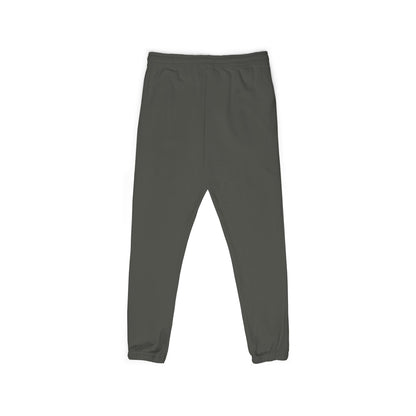 Charcoal 'Supra' Logo Sweatpants — Garment-Dyed Fleece Joggers